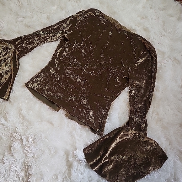 *SOLD* Guess Collection Y2K Fairycore Whimsygoth Romantic Cardigan Blouse Top M - Picture 6 of 15